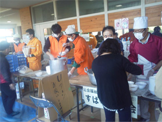 熊本益城町炊き出し