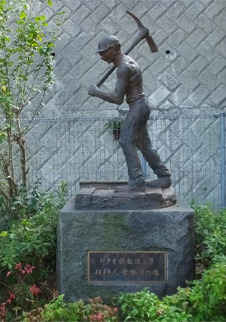 神戸電鉄朝鮮人労働者の像